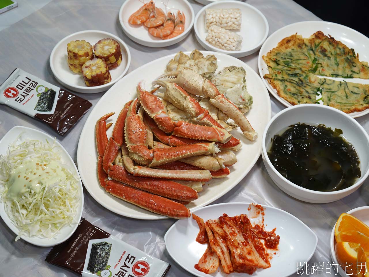 [韓國釜山美食]新鮮雪蟹싱싱대게-逛韓國傳統市場現蒸長腳蟹，鮮度100分肉超甜! 拒絕不了的螃蟹炒飯! 釜山機張站美食