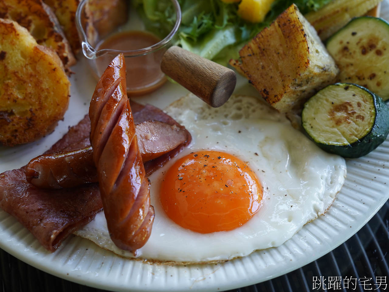 [花蓮早午餐]杉食brunch season-渡假風歐洲城堡，大草皮、游泳池享受早午餐，席拉朵莊園民宿，吉安美食