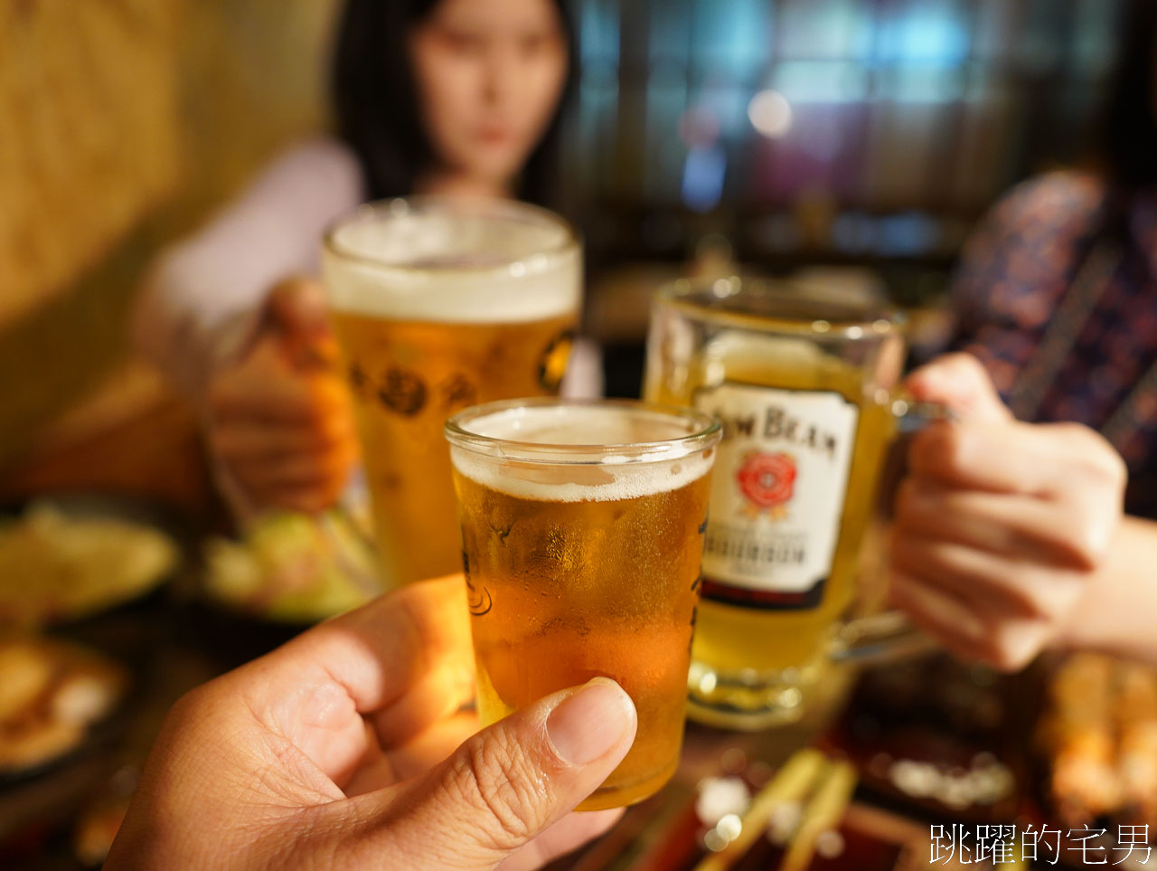 [永和美食]老串角居酒屋永和店-必吃和牛串燒、超大鮭魚肚爽度超滿，永和居酒屋高評價生意超好，老串角居酒屋菜單