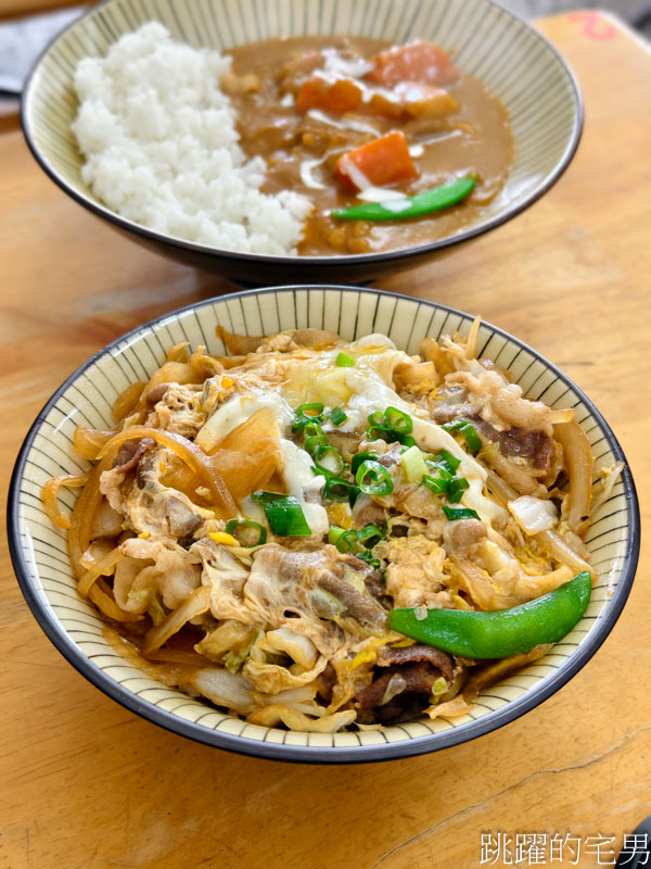 [吉安美食]鐵道牛丼家-大份量花蓮咖哩豬排飯一直改名字，老口味都沒變100分，店貓可愛親人