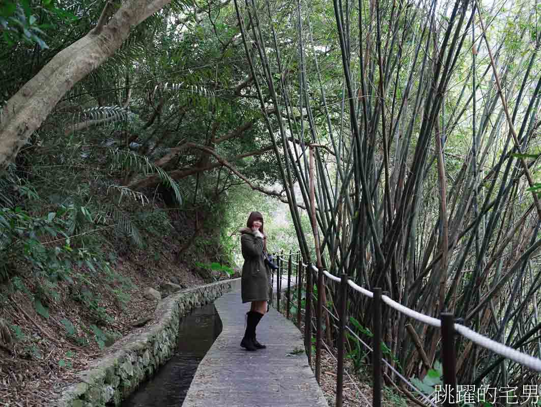 [台北秘境]草山水道藍寶石泉-千年湧泉傳說，湧泉有如藍寶石般美麗，瀑布自然景觀盡入眼簾，這絕對是陽明山秘境，藍寶石泉申請方式